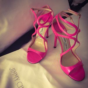 Jimmy Choo LANCE, color: NEP Raspberry, Size: 38 / 7.5